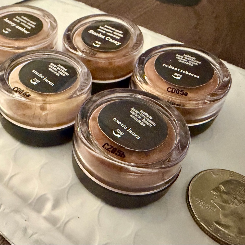 bareMinerals Collection of 5 Eyeshadows, NEW/SEALED - Picture 3 of 4